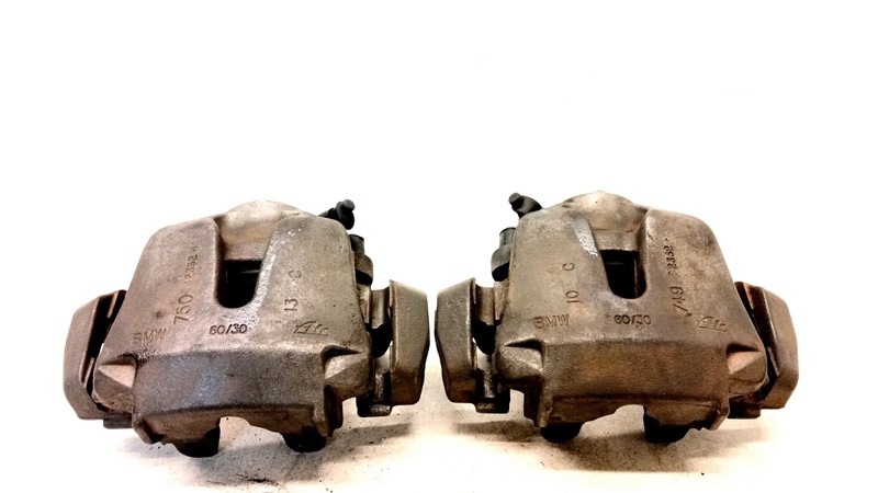 07-14 BMW E70 X5 X6 3.0FRONT LEFT RIGHT BRAKE CALIPER PAIR SET OEM 080125B