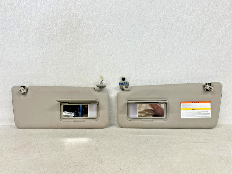 ⭐2011-2024 INFINITI QX56 FRONT LEFT & RIGHT SIDE SUN VISOR SHADE SET OEM LOT2670
