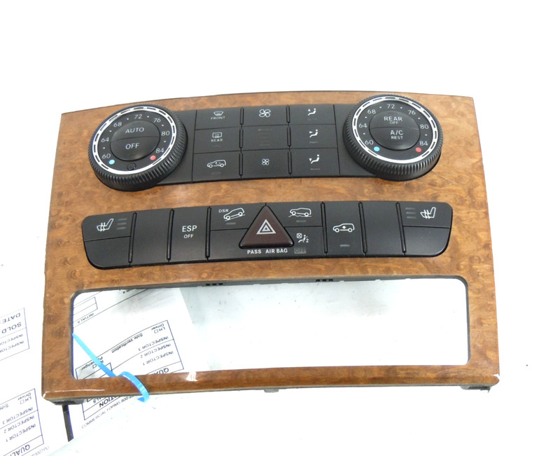 07 08 Mercedes-Benz GL450 Front A/C Heat Climate Temperature Control US Mkt OEM