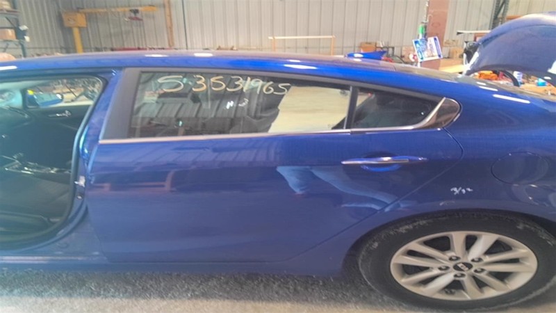 Driver Left Rear Side Door Sedan Fits 17-18 FORTE 3524557