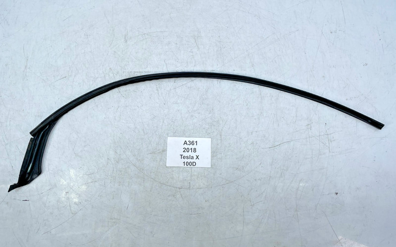 ✅ 16-20 OEM Tesla Model X Front Left Driver Door Upper Weatherstrip Seal