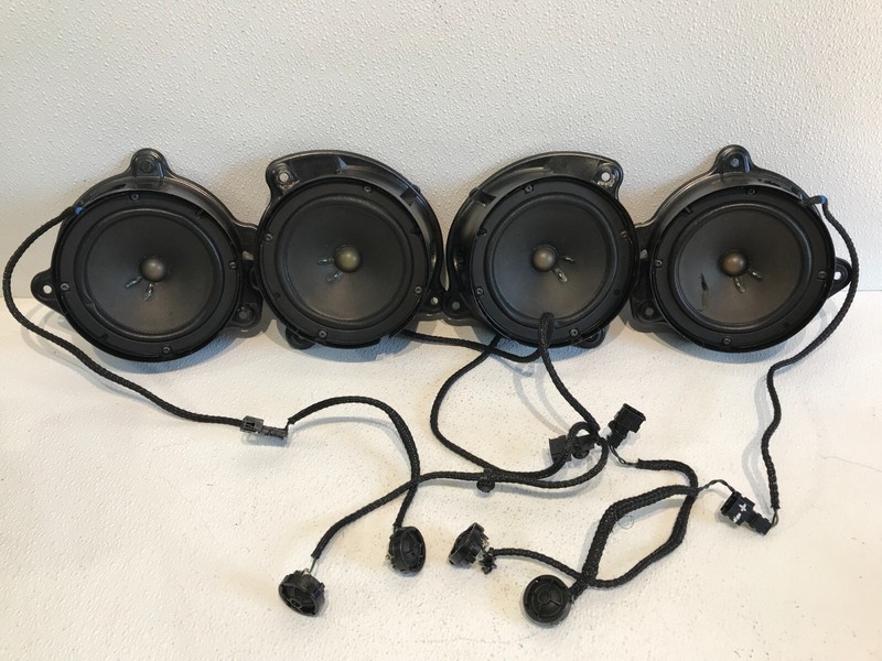00-06 Mercedes W220 S430 S500 S55 AMG Bose Door Audio Sound Speaker Set OEM