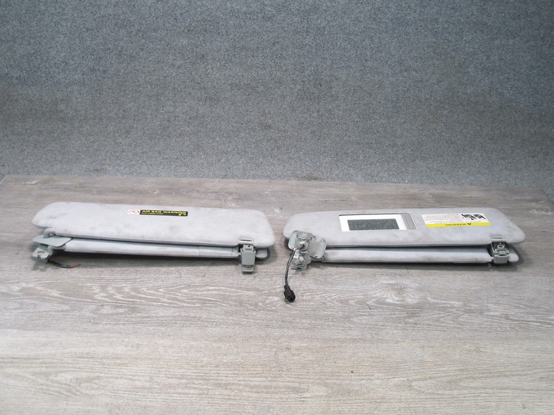 2003-2006 PORSCHE CAYENNE 955 FRONT LEFT & RIGHT SUN VISOR SET OF 2