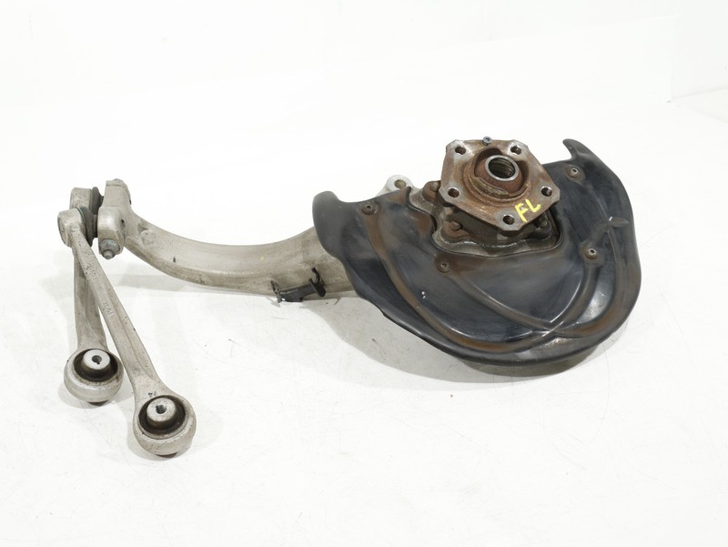 17-23 Audi Q7 Quattro AWD Front LH LEFT Spindle Knuckle Wheel Hub Upper Arms OEM
