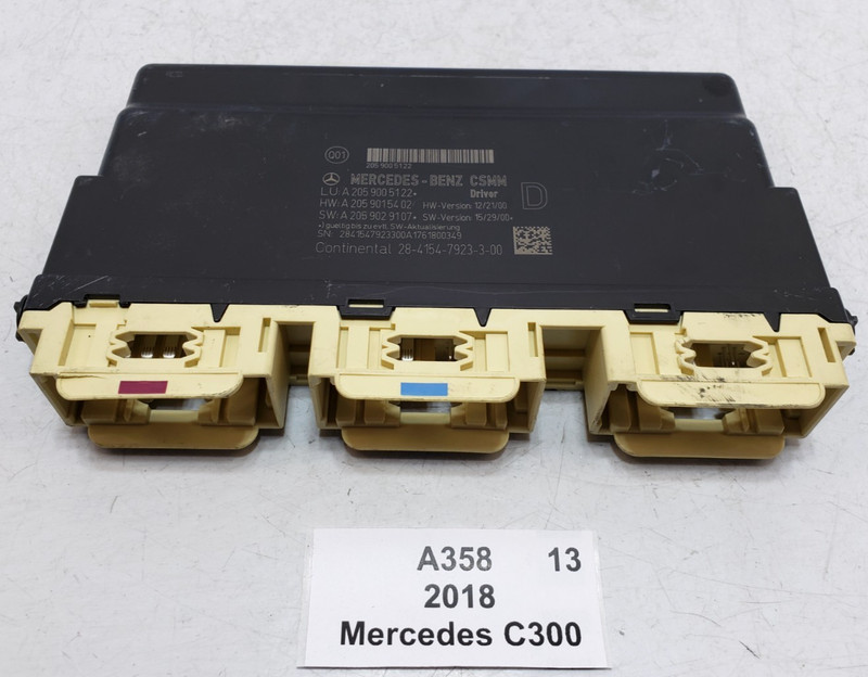 ✅ 2015-2019 OEM Mercedes C300 A205 Front Left Driver Seat Memory Control Module