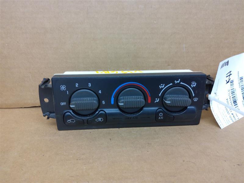 Temperature Control With AC Manual Control Fits 99-02 SIERRA 1500 PICKUP 261765