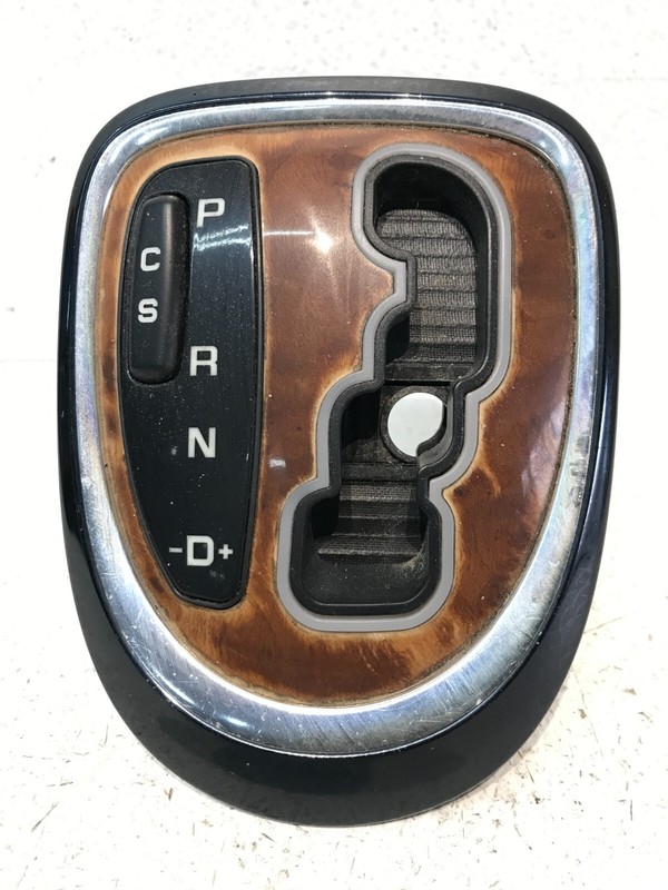 00-06 Mercedes W220 S500 Gear Shifter Bezel Trim Indicator Wood OEM