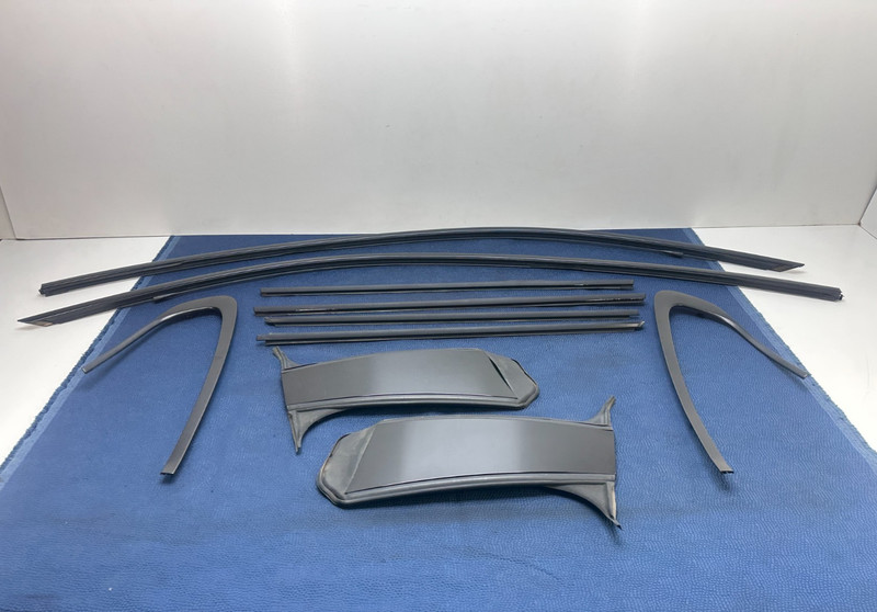 15-20 OEM BMW F36 435 Gran Coupe Front Rear Door Matt Black Molding COMPLET SET
