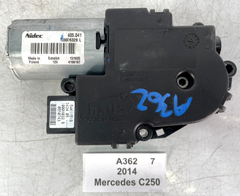 ✅ 2008-2014 OEM Mercedes W204 C250 Sunroof Sun Roof Moon Roof Motor