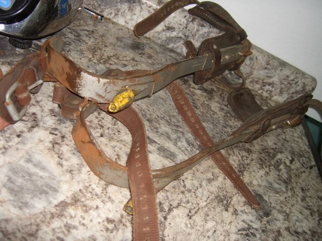 Vintage Bell systems BuckinghamLineman Gaffs Tree Pole Climbing Spikes
