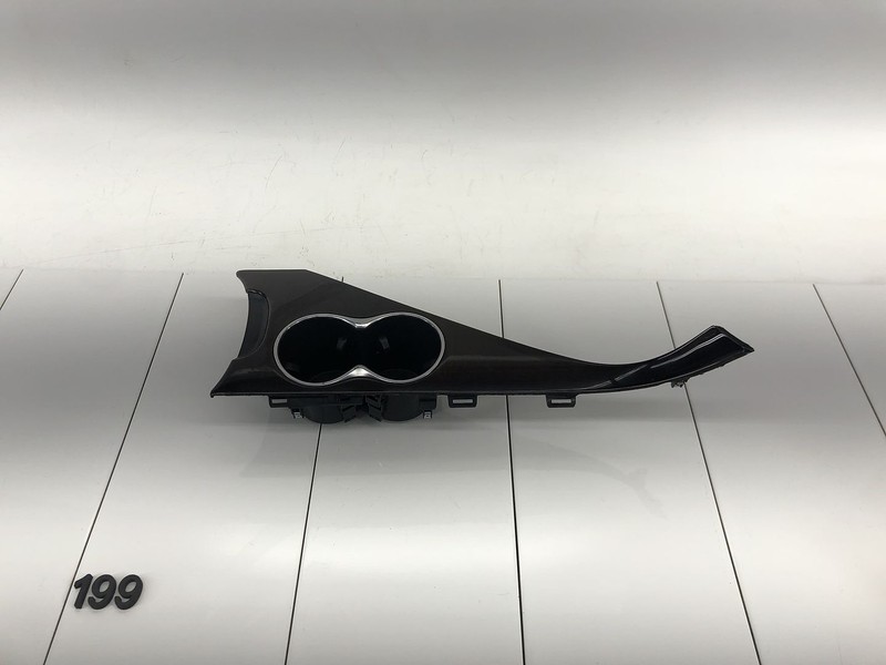 14-16 INFINITI Q50 FRONT CENTER CONSOLE TRIM COVER W/ DUAL CUP HOLDER OEM