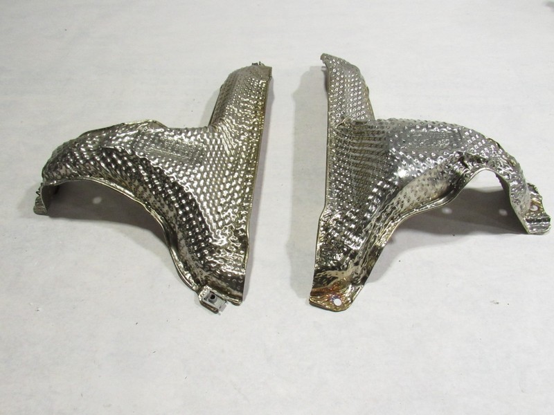 20-23 McLaren GT 2021 Right Passenger Exhaust Manifold Heat Shield Set 2 PCS ;@1