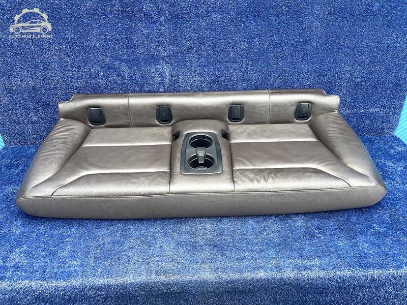 2014-2017 BMW i3 Rear Lower Seat Bottom Bench Leather Cushion w/ Cup Holder OEM