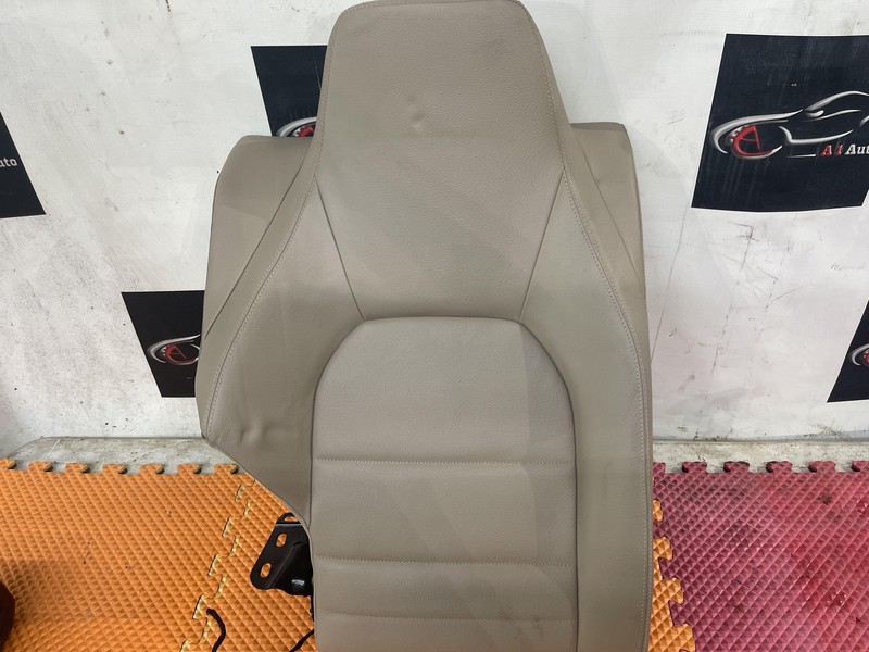 10-17 Mercedes W207 E350 Coupe Rear Top Upper Seat Cushion Cover Passenger Beige