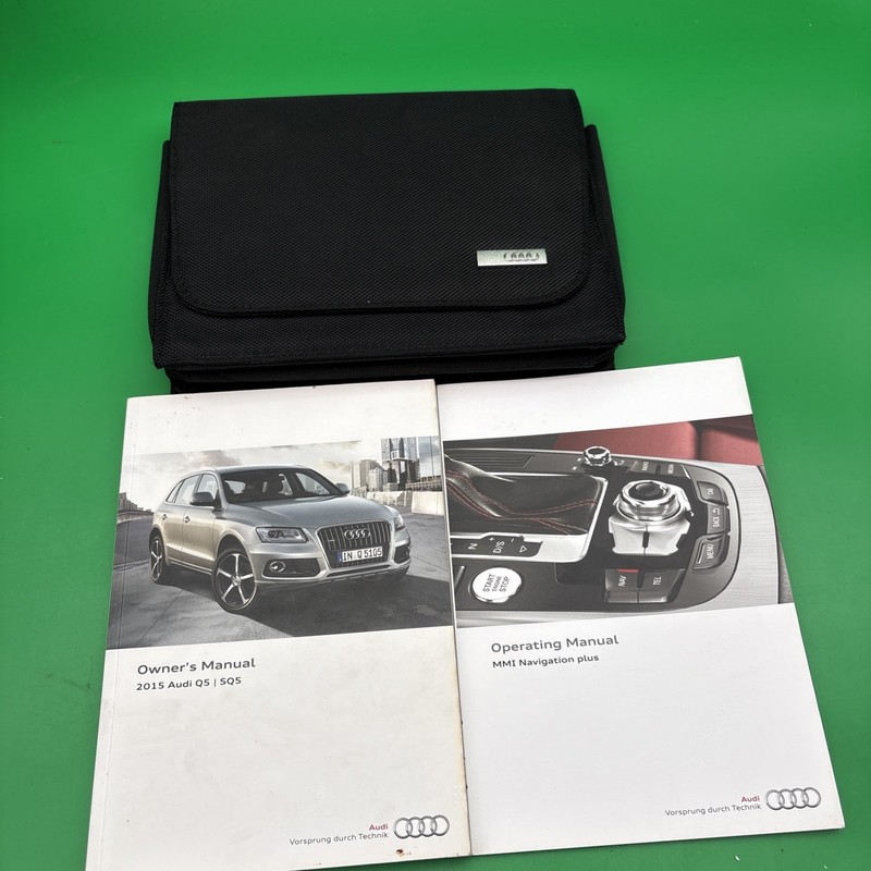 2015 Audi Q5/SQ5 Owners Manual, Navigation, And case With free shipping
