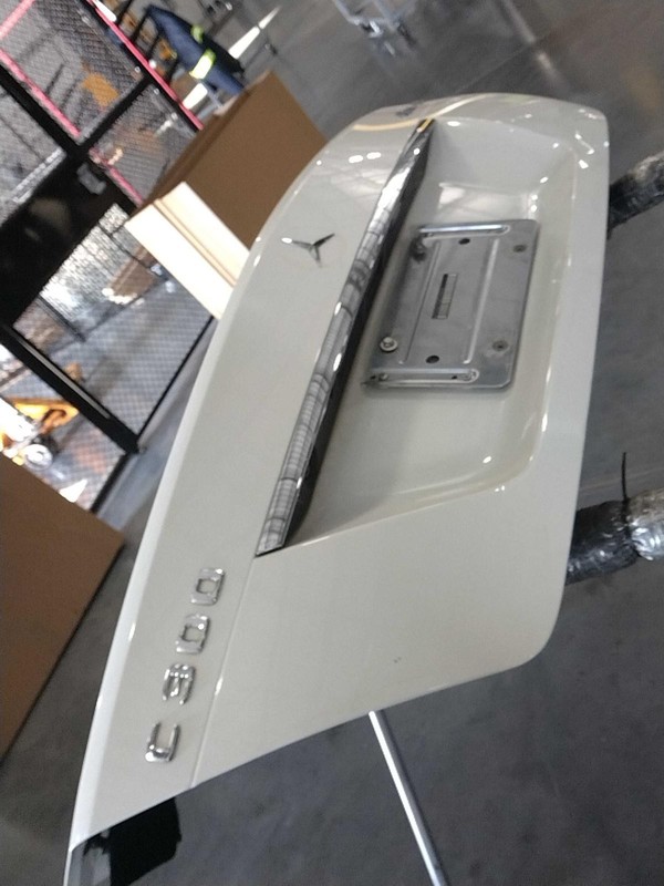2008 Mercedes-Benz C-Class White Deck Lid OEM Good Condition 4DR Sedan