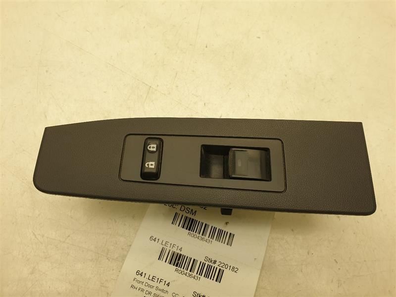 2014 LEXUS ES350 PASSENGER SIDE FRONT DOOR WINDOW SWITCH