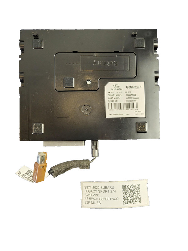 Used Oem Subaru Communication Telematics Control Module 2020-2022 Legacy 2.5L