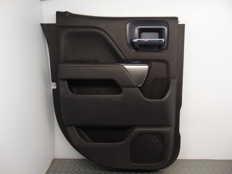 Driver LH Rear Door Interior Trim Panel Black-HOU 14-19 GM Truck Double Cab