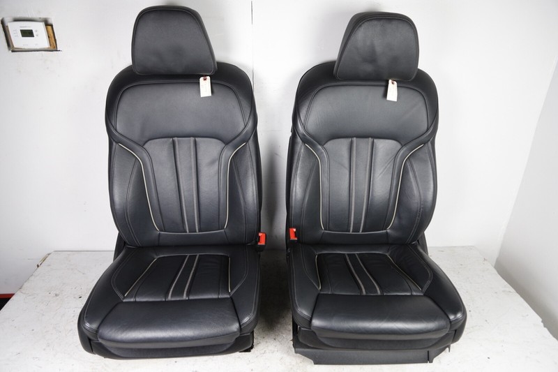 2017-2020 Bmw 530 540 M550 G30 Front Left & Right Seat Assembly Black Dakota 99k