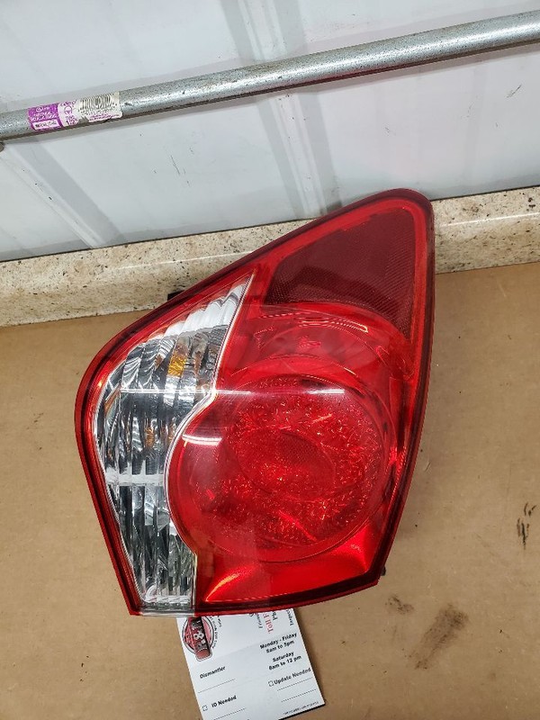 Driver Tail Light VIN P 4th Digit Limited Fits 11-16 CRUZE 276771