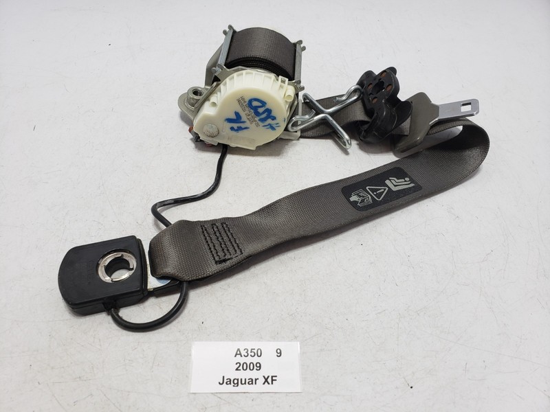 ✅ 07-11 OEM Jaguar XF XFR Front Right Passenger Seat Belt Seatbelt Black