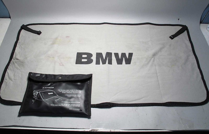 BMW Z3 Roadster Convertible Top Rear Window Protective Cover 1996-2002 USED OEM