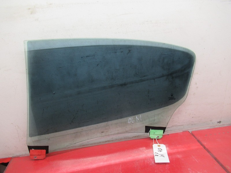 04-12 MASERATI QUATTROPORTE REAR RIGHT PASSENGER SIDE DOOR WINDOW GLASS OEM