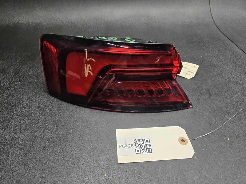 Left Outer Tail Light 2018 Audi S5 8W6945091H 2019