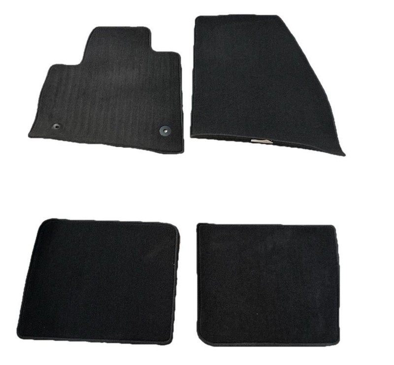 Chevrolet Blazer floor mats 20 cloth floor mat complete set of 4 black assy OEM
