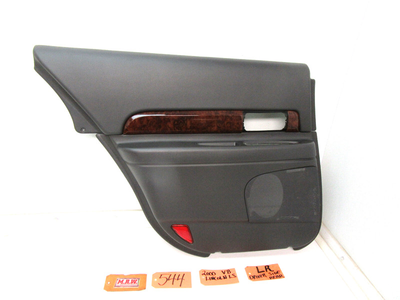 DOOR PANEL DRIVER SIDE LEFT BACK REAR SPEAKER COVER 4W BLACK 00 2000 LINCOLN LS