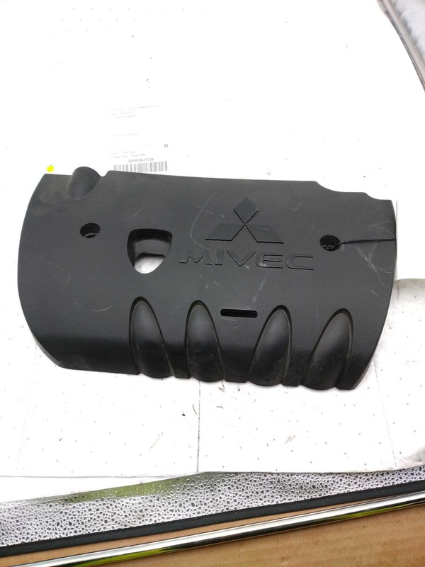2015 Mitsubishi Lancer Black Engine Cover OEM Used 59000 Miles Scratched