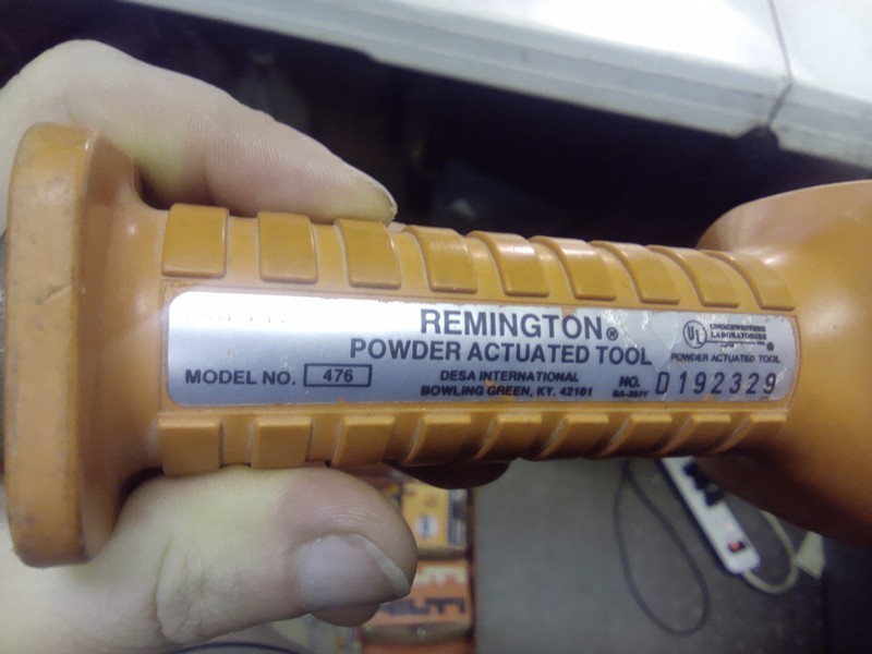 remington powder actuated tool 476