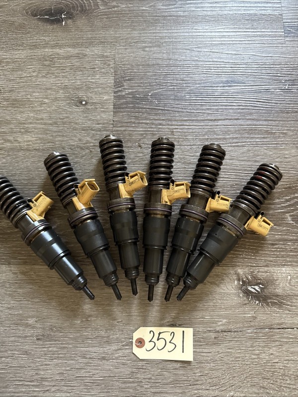 SET OF 6 MACK VOLVO D11 FUEL INJECTOR - P/N: 85013719