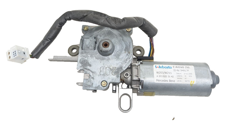 01-11 Mercedes W203 C230 E320 CLS500 C240 Sunroof Sun Roof Motor 2038203142 OEM