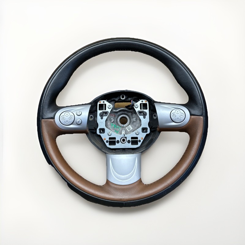 ✅ Mini Cooper R56 S 07-14Sport Steering Wheel 3 Spoke Black Leather OEM ✅