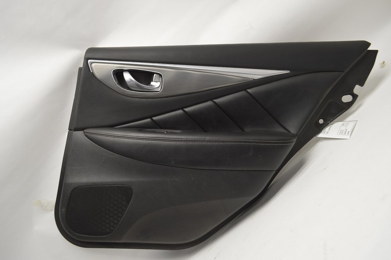 2014-2020 INFINITI Q50 REAR RIGHT PASSENGER SIDE DOOR PANEL TRIM COVER BLACK OEM