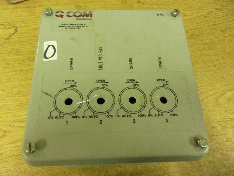 QCom Vynco Vynckier Industrial Control Panel Enclosure AB-633508 E-54315 "O"