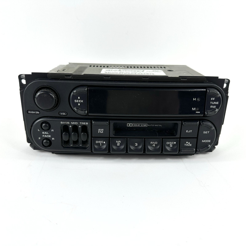 2002-2005 Dodge Ram 1500 Radio AM FM Cassette Player RBB OEM 56038588AM Tested