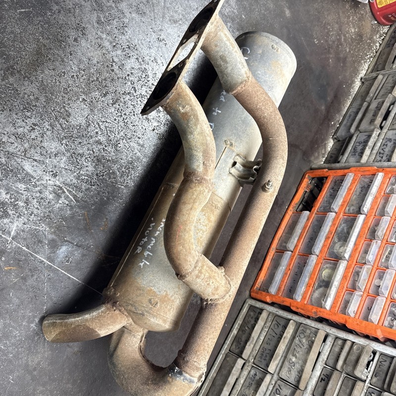 1979 - 1985 Vintage Yamaha G1 Golf Cart modified exhaust muffler