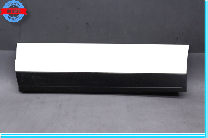 11-18 Porsche Cayenne Rear Left Driver Side Lower Door Molding White Oem