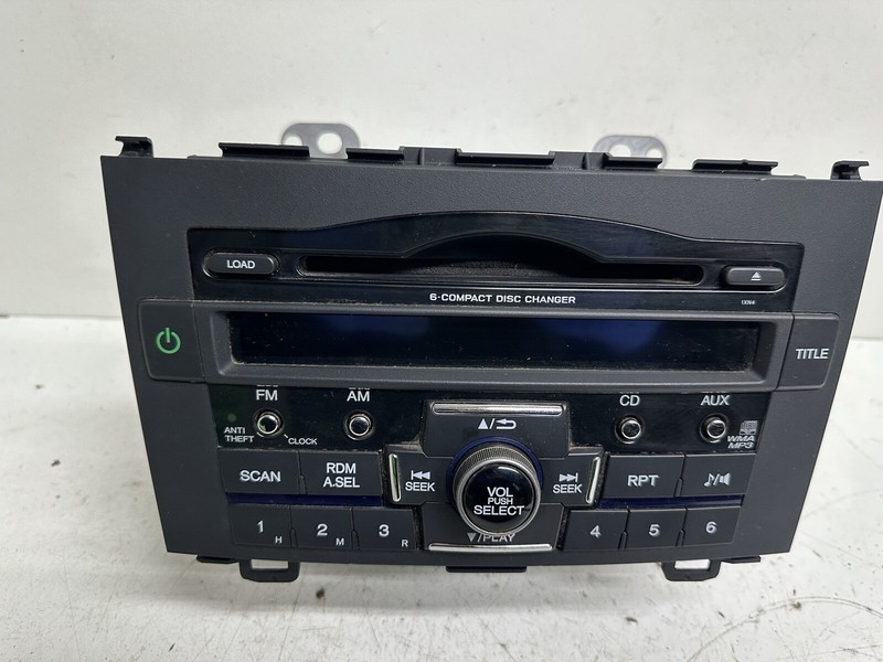 2007-2011 Honda CR-V AM FM Radio Stereo 2 DIN Disc CD Player Oem