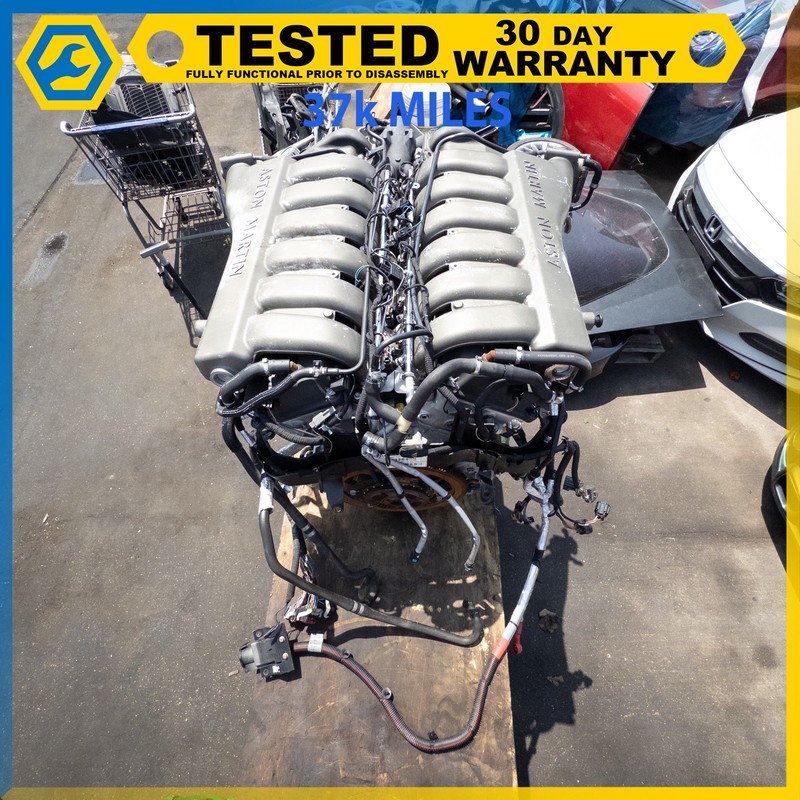 05-08 ASTON MARTIN DB9 AM4 5.9L V12 ENGINE MOTOR ASSEMBLY OEM