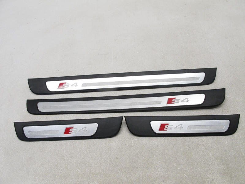 10-16 AUDI B8 S4 SEDAN DOOR SILL PANEL SCUFF PLATE OEM FRONT REAR LEFT RIGHT 022