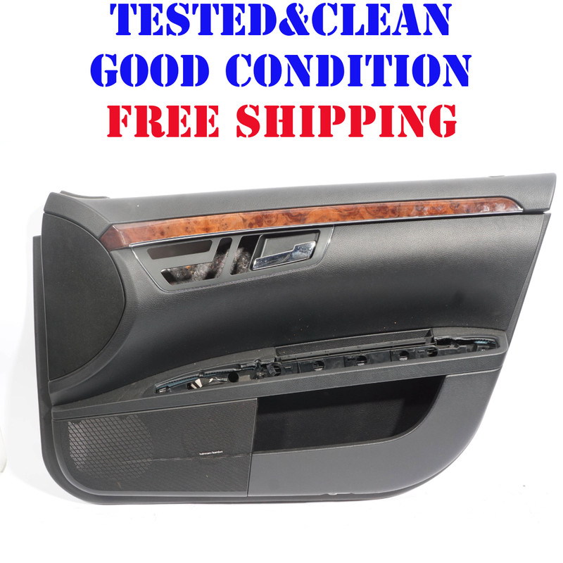 07 - 09 MERCEDES-BENZ S550 W221 FRONT RIGHT PASSENGER SIDE DOOR PANEL TRIM OEM