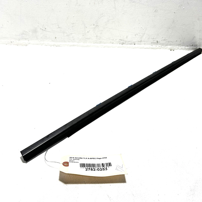 2018-2020 ACURA TLX A-SPEC FRONT LEFT DRIVER SIDE DOOR WINDOW BELT MOLDING OEM