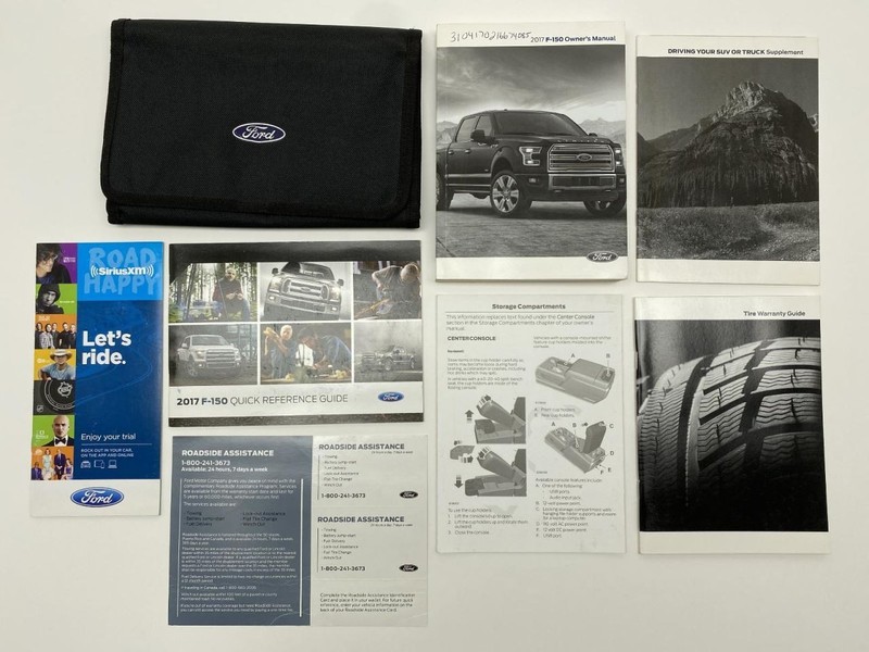 Owners Manual 2017 Ford F150 86707