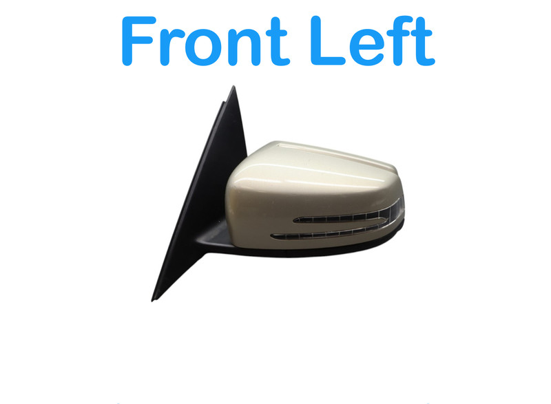 08-09 Mercedes C300 C350 W204 Front Left Side Exterior Rear View Door Mirror Oem