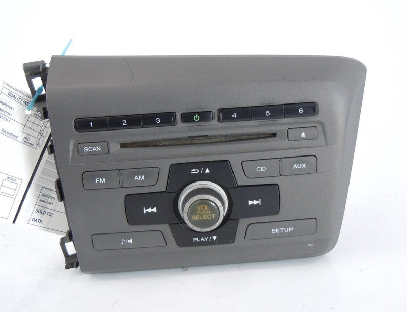 2012 12 Honda Civic LX Coupe AM FM Radio CD Disc Player Receiver OEM