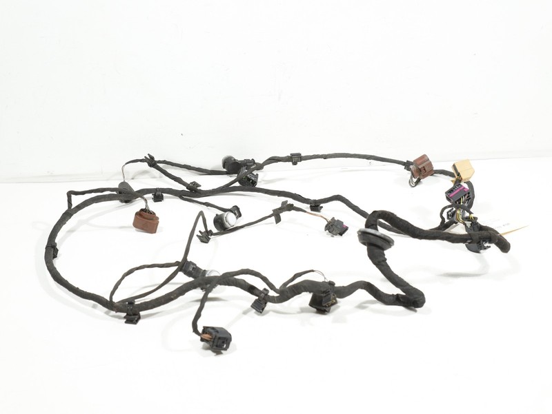 17 18 19 AUDI Q7 4M REAR BUMPER WIRING HARNESS W/ PDC SENSORS SET 4M0 971 104 AJ